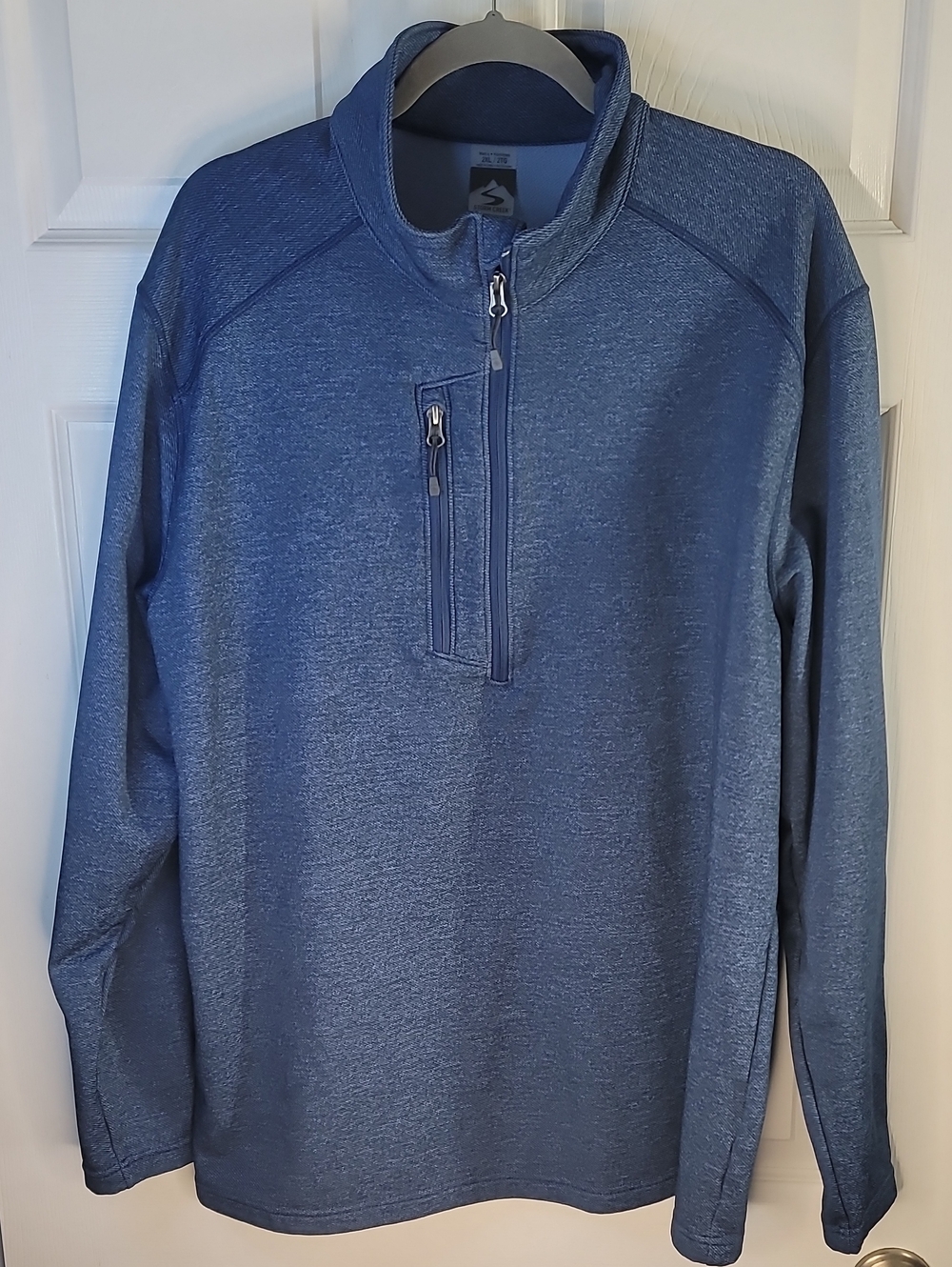 Storm Creek ☆ Men's Blue Quarter-Zip Pullover Hoodie